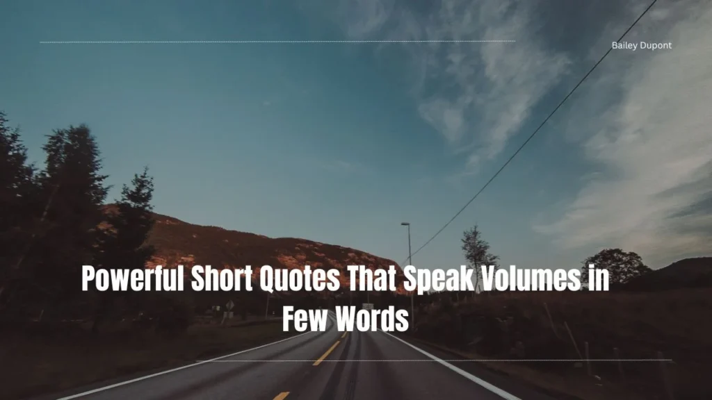 Motivational Short Quotes for a Stronger You