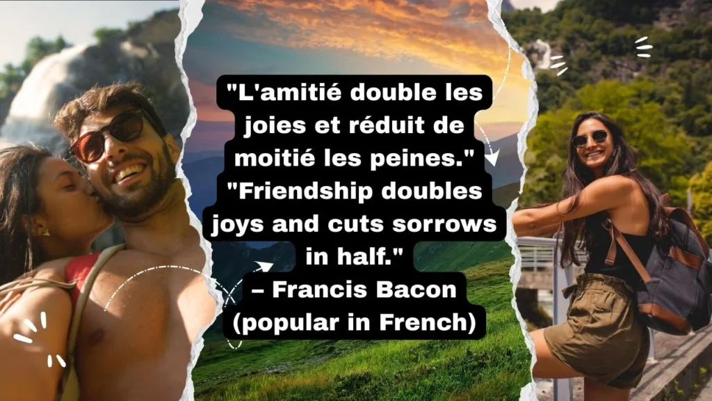 Short French Quotes About Friendship