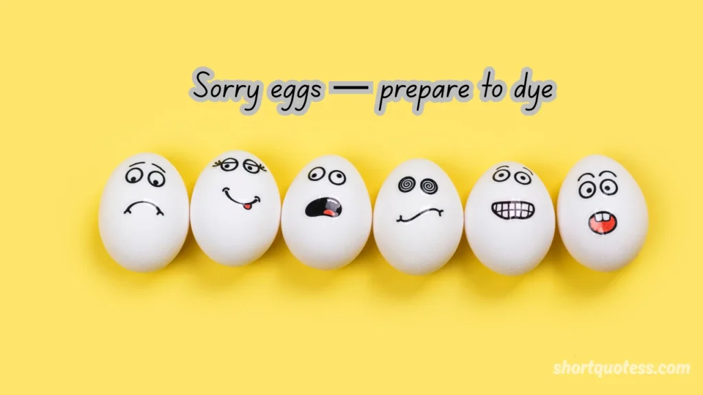 Funny Easter Egg Puns and Sayings