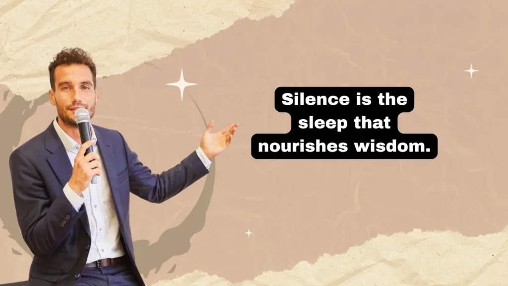 Deep Silence Quotes About Wisdom and Self-Control